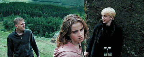 I wonder if Draco still relives that moment in his head whenever he runs into Hermione at Parent-Teacher conferences?