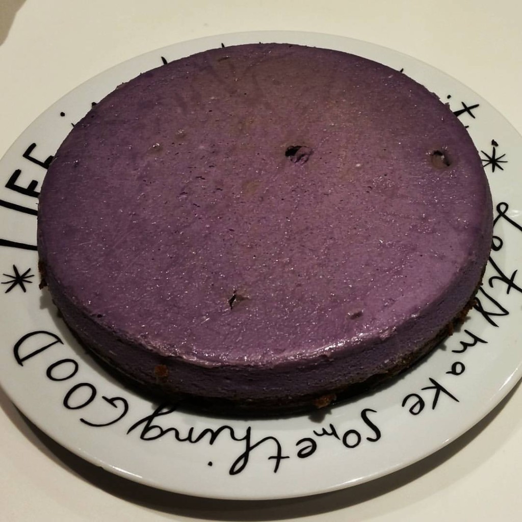 Ube cheesecake. This is going in the regular dessert rotation.